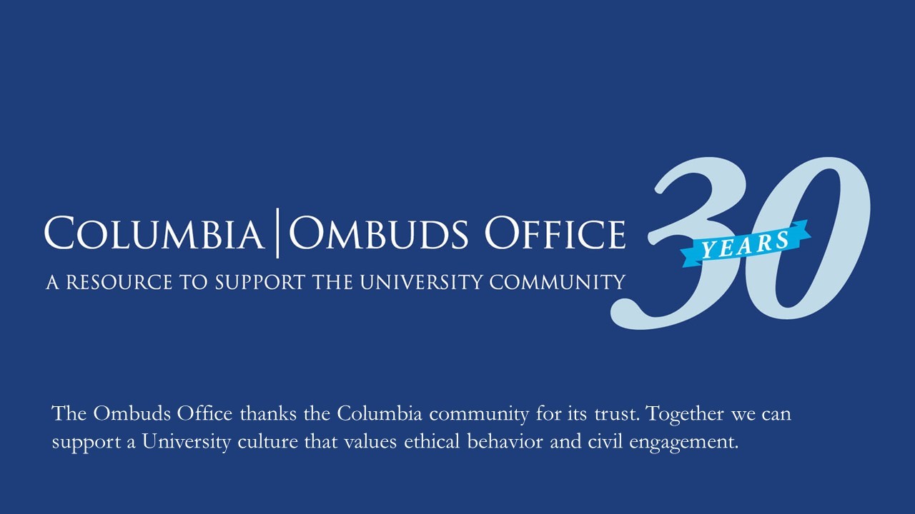 Ombuds Office logo with tagline