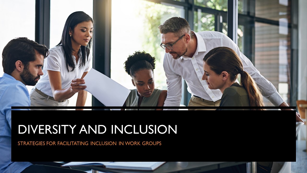 Diversity and Inclusion strategies for facilitating inclusion in work groups