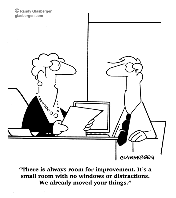 feedback room for improvement 