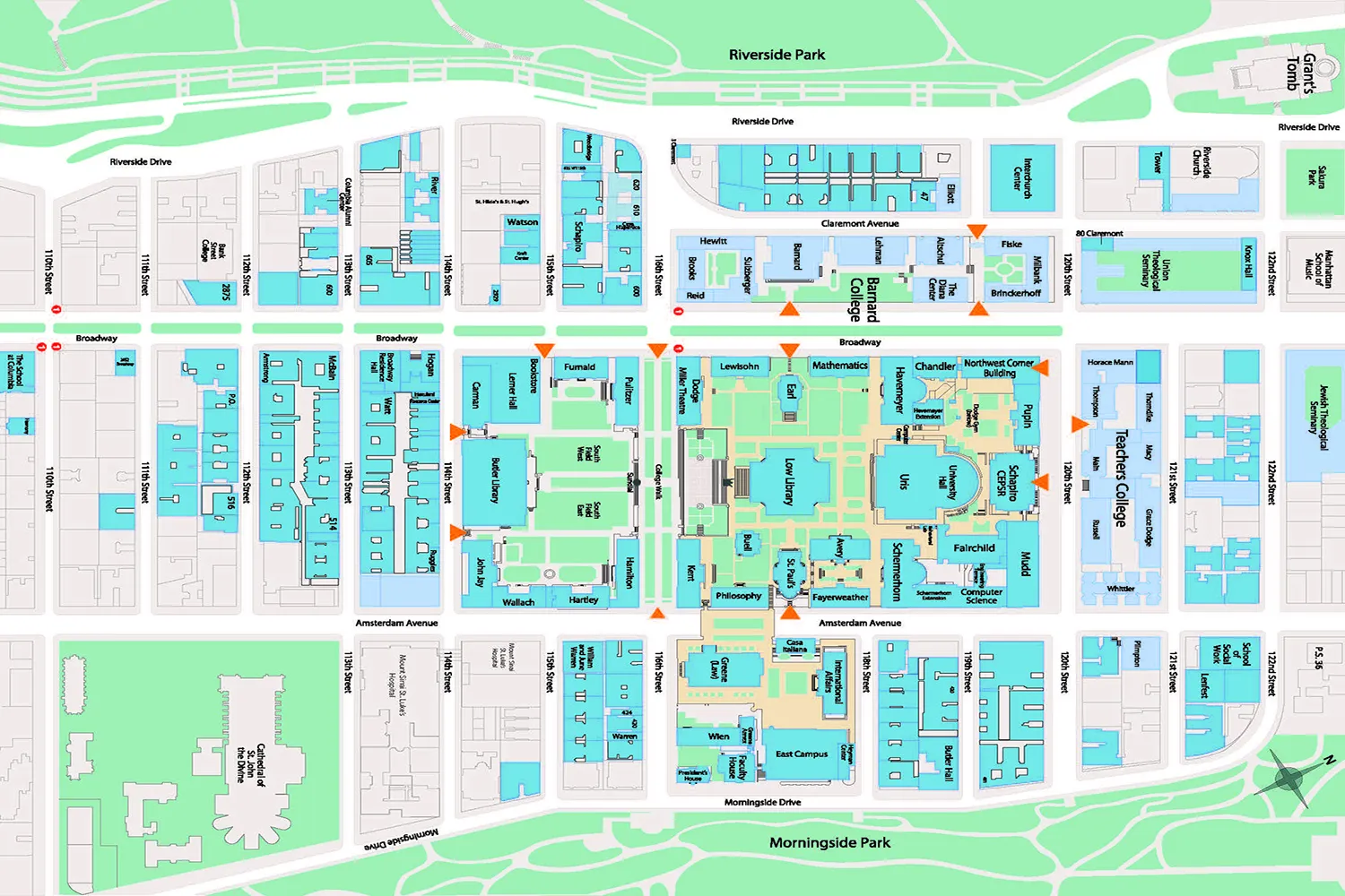 horizontal image of Morningside Campus 