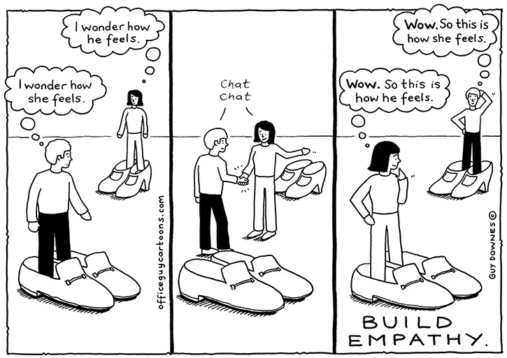 build empathy cartoon