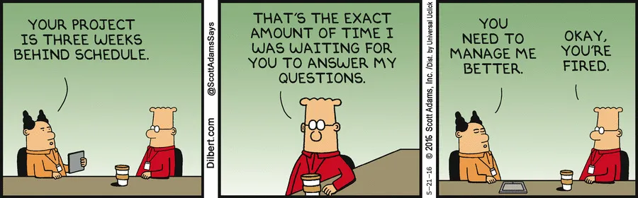 managing up dilbert