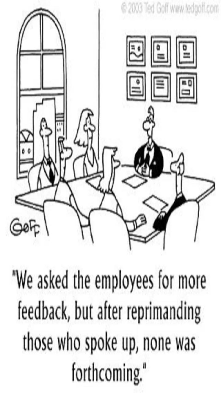 feedback cartoon